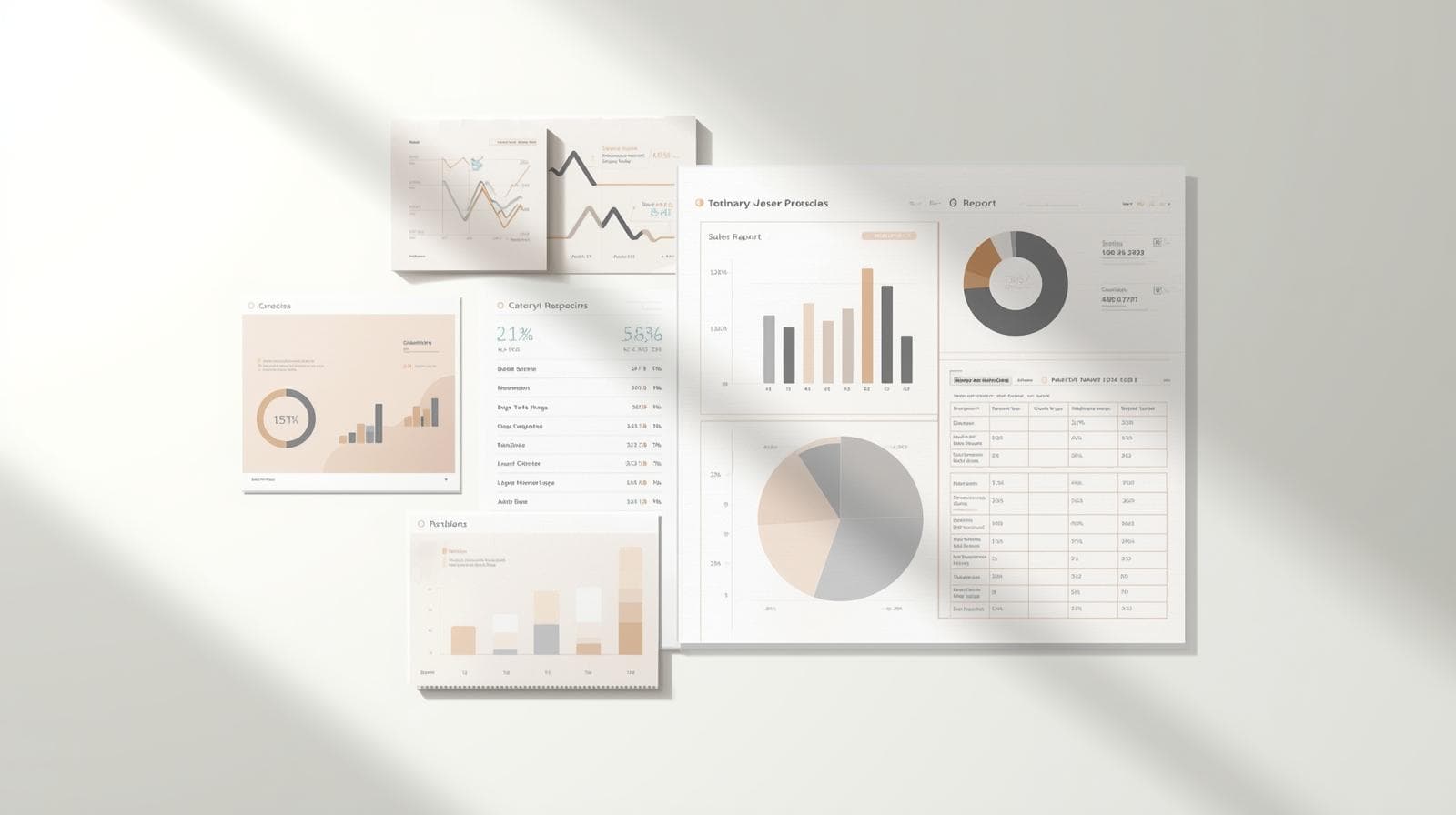 Sales report and stats overview